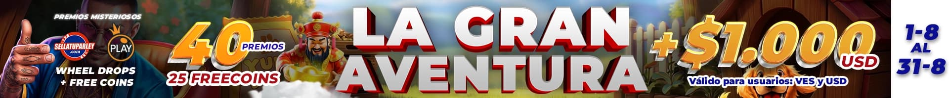 La Gran aventura slots Pragmatic VEN