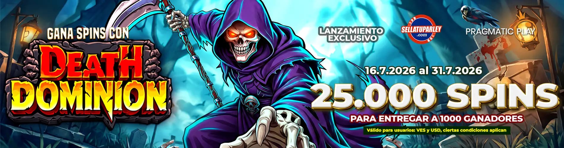 Pragmatic death Dominion VEN
